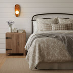 Eivor Wood and Glass Wall Sconce — design detail 7