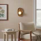 Eivor Wood and Glass Wall Sconce — design detail 10