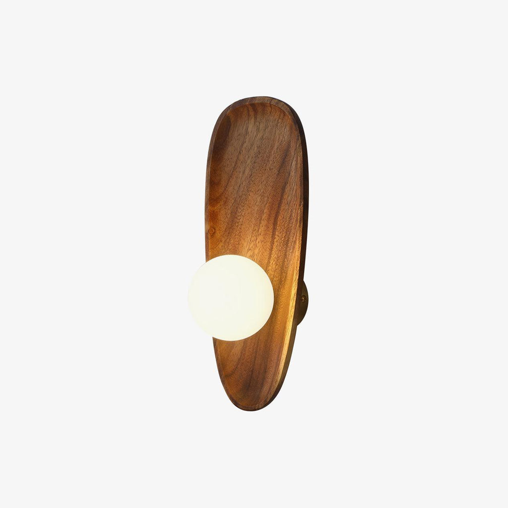 Eivor Wood and Glass Wall Sconce — design detail 15