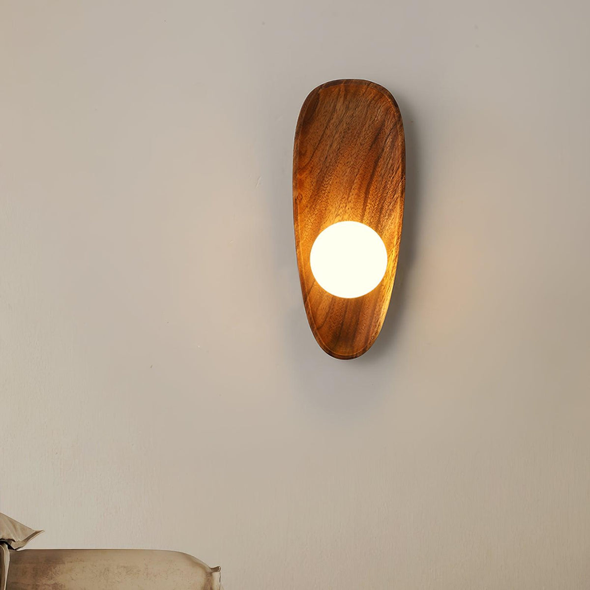 Eivor Wood and Glass Wall Sconce — design detail 19