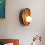 Eivor Wood and Glass Wall Sconce — design detail 20
