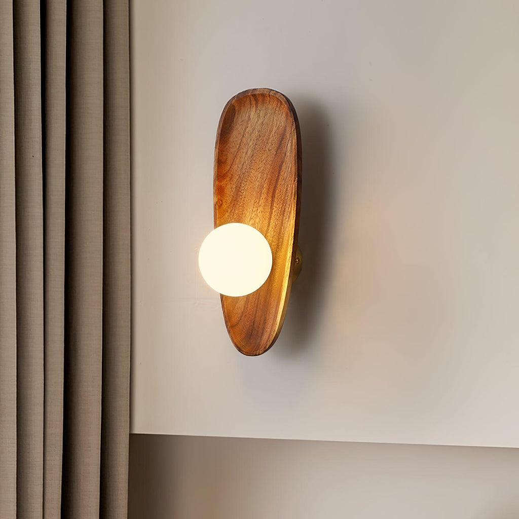 Eivor Wood and Glass Wall Sconce — design detail 21