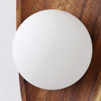 Eivor Wood and Glass Wall Sconce — design detail 22
