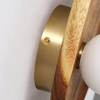 Eivor Wood and Glass Wall Sconce — design detail 23