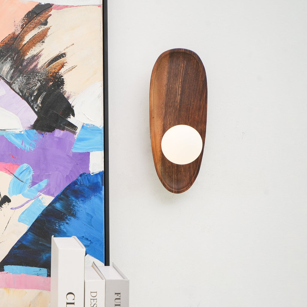 Eivor Wood and Glass Wall Sconce — design detail 31