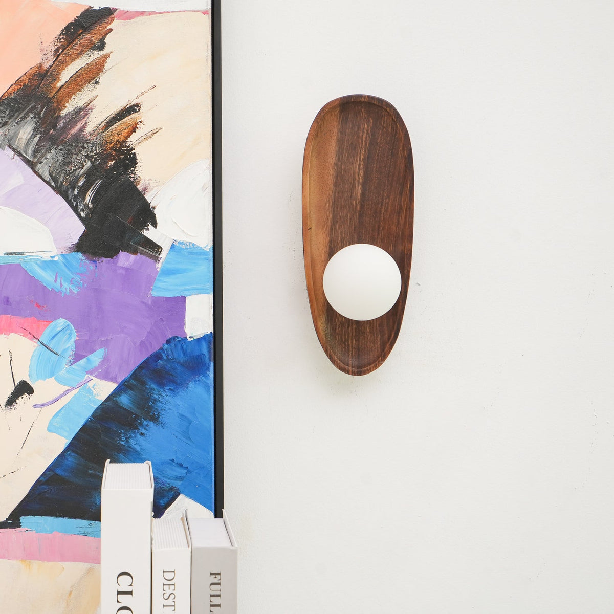 Eivor Wood and Glass Wall Sconce — design detail 33