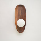 Eivor Wood and Glass Wall Sconce — design detail 35