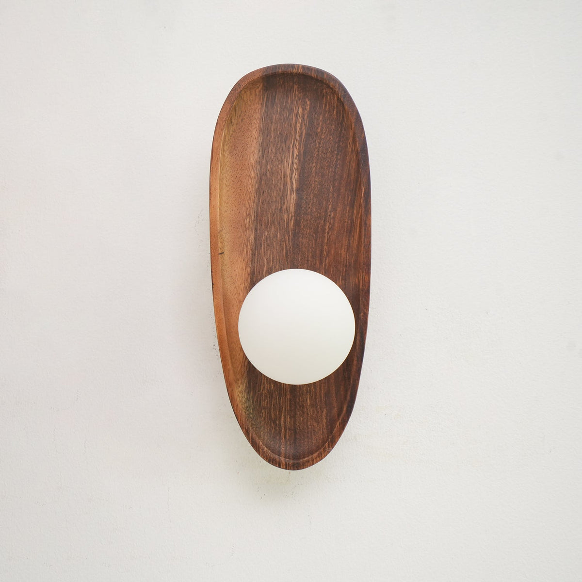 Eivor Wood and Glass Wall Sconce — design detail 35