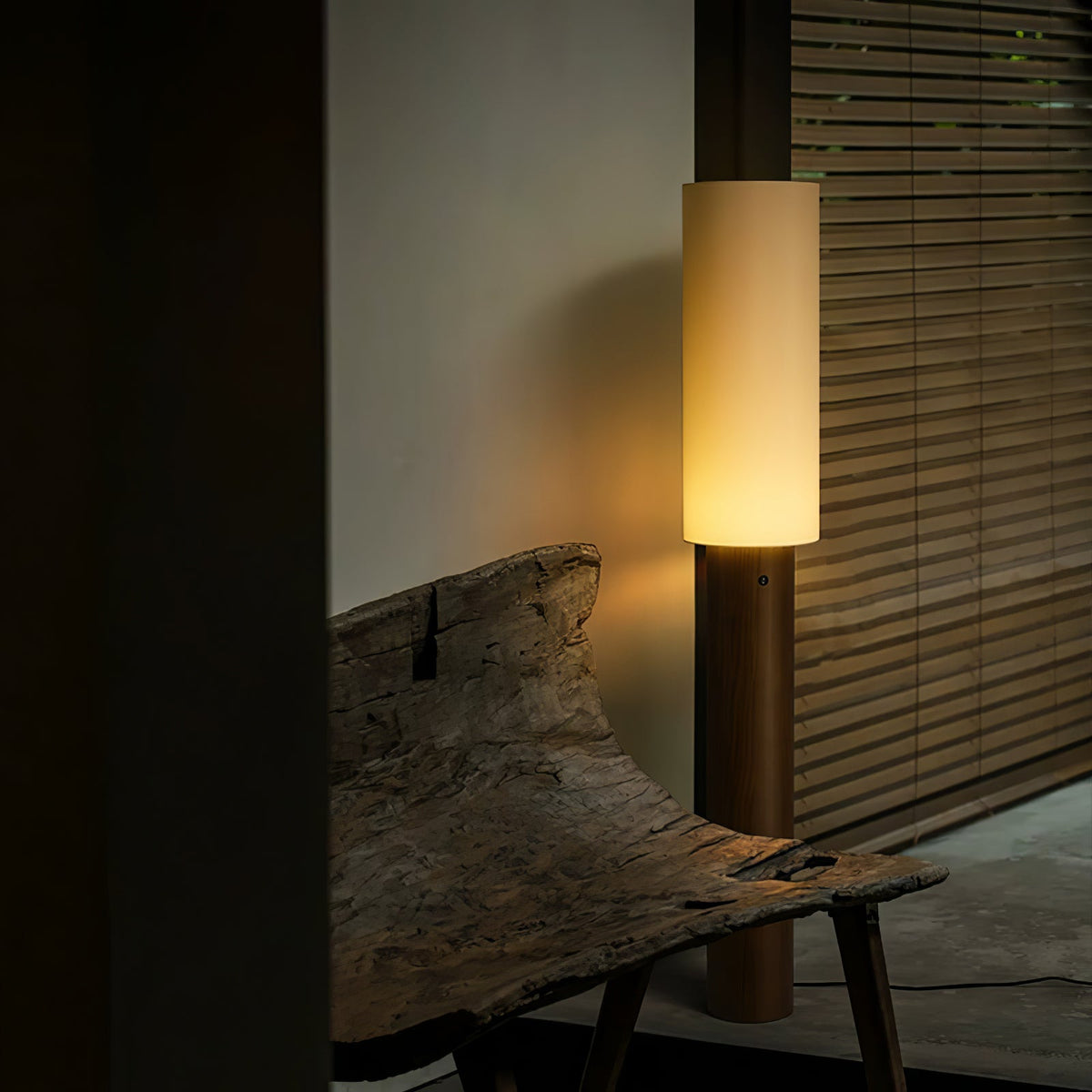 Elara Wood Floor Lamp — product and interior detail 10
