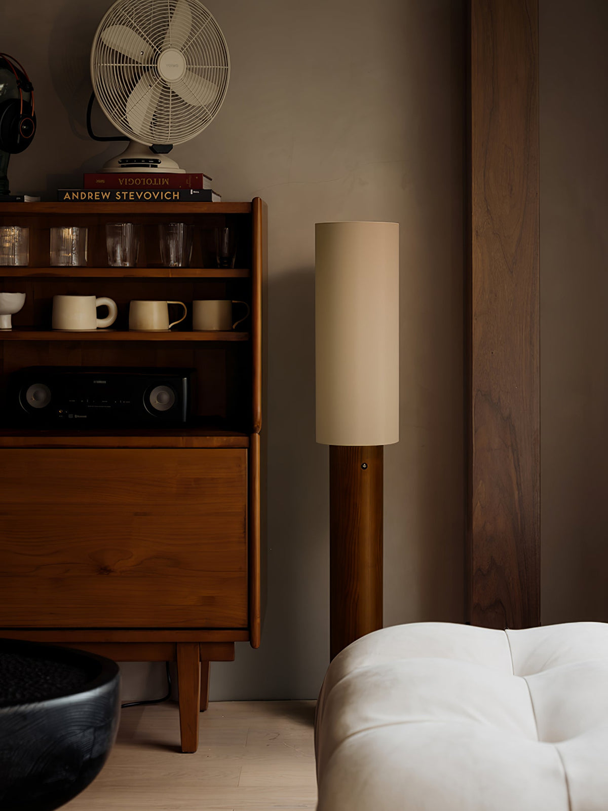 Elara Wood Floor Lamp — product and interior detail 11