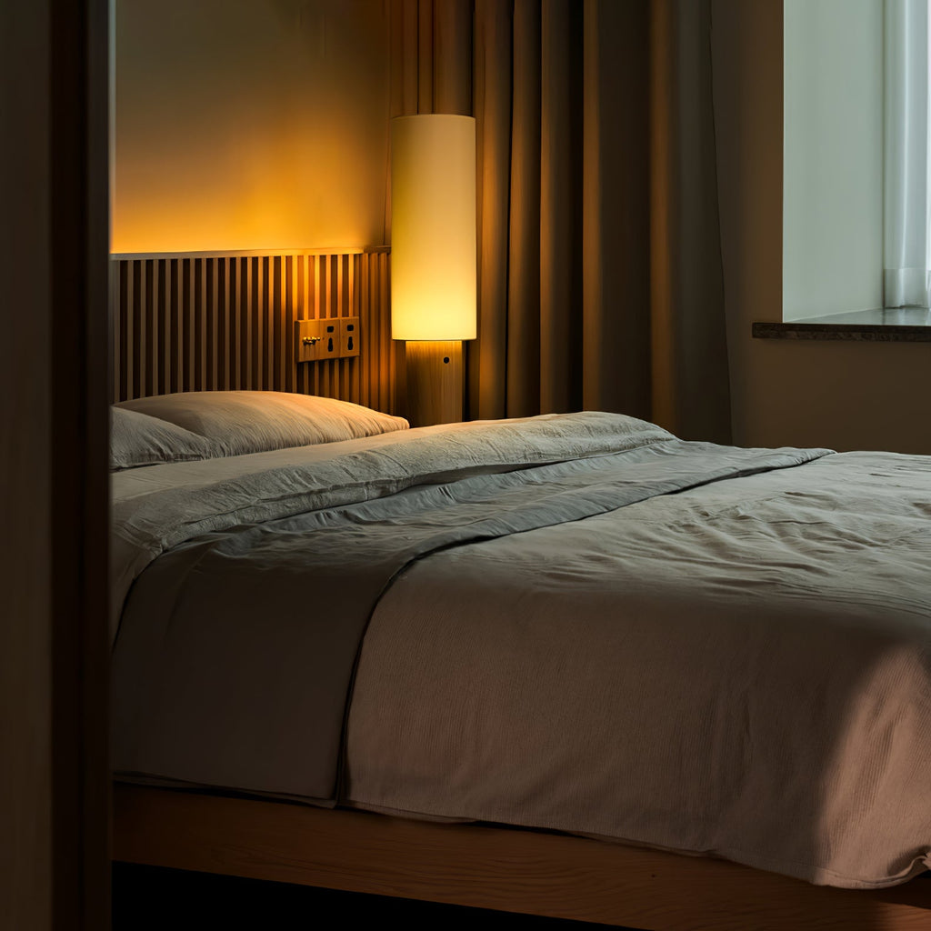 Elara Wood Floor Lamp — product and interior detail 13