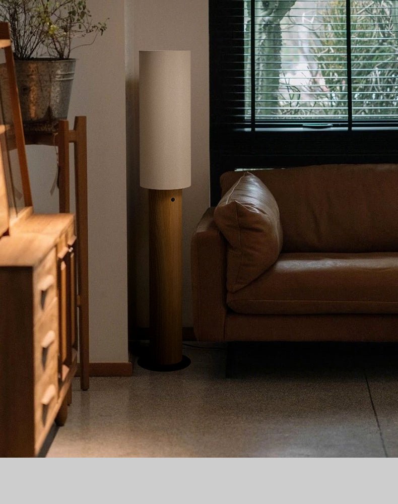 Elara Wood Floor Lamp — product and interior detail 27