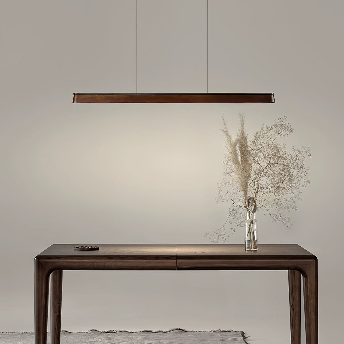 Eleanor Linear Wood LED Pendant Light - product view 2