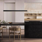 Eleanor Linear Wood LED Pendant Light - product view 4