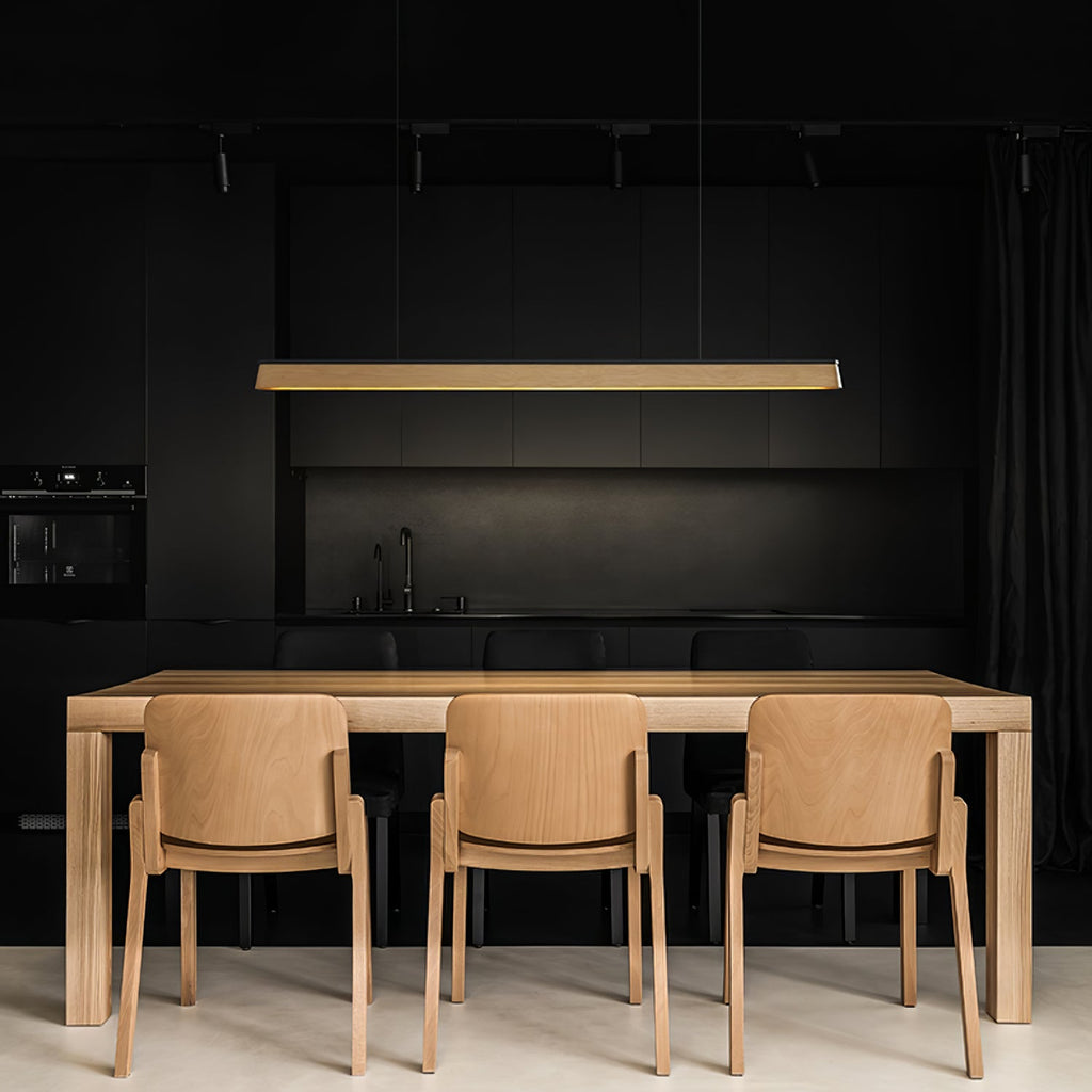 Eleanor Linear Wood LED Pendant Light - product view 5