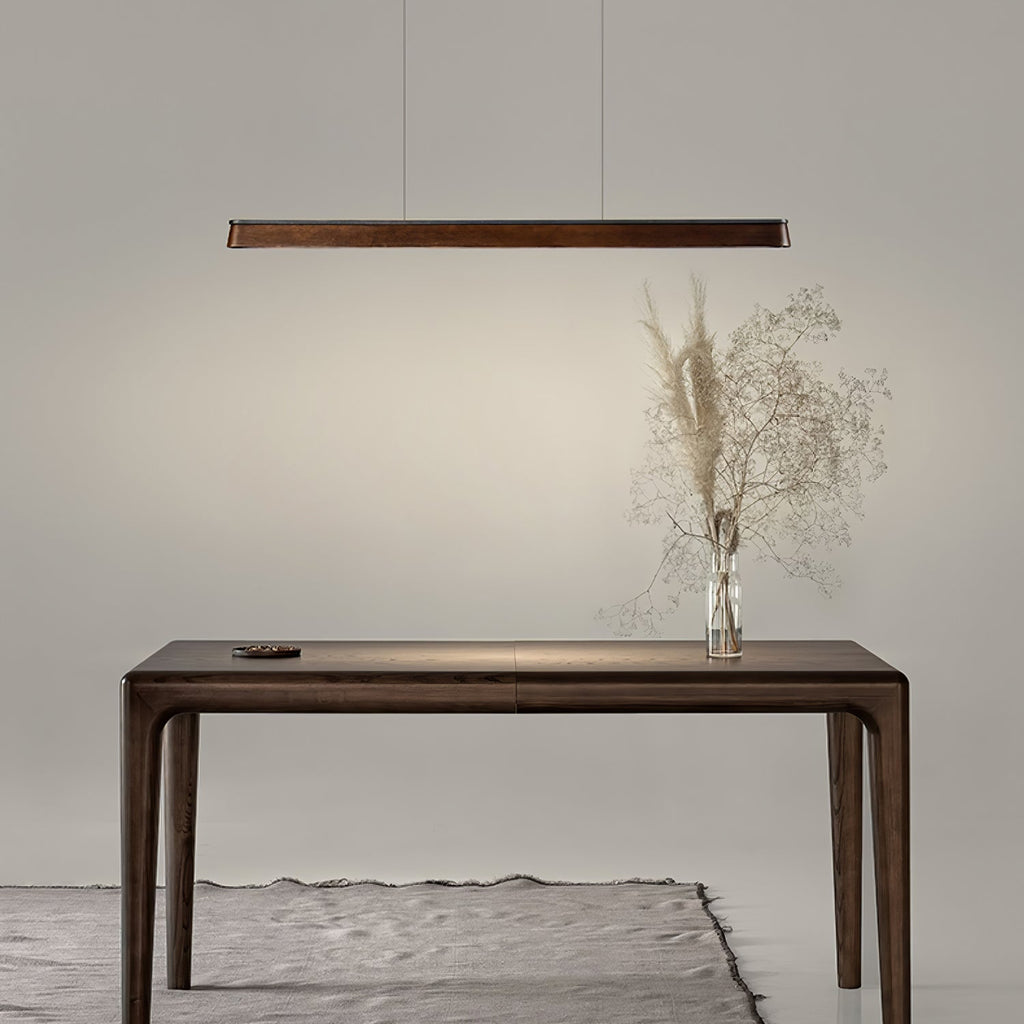 Eleanor Linear Wood LED Pendant Light - product view 9