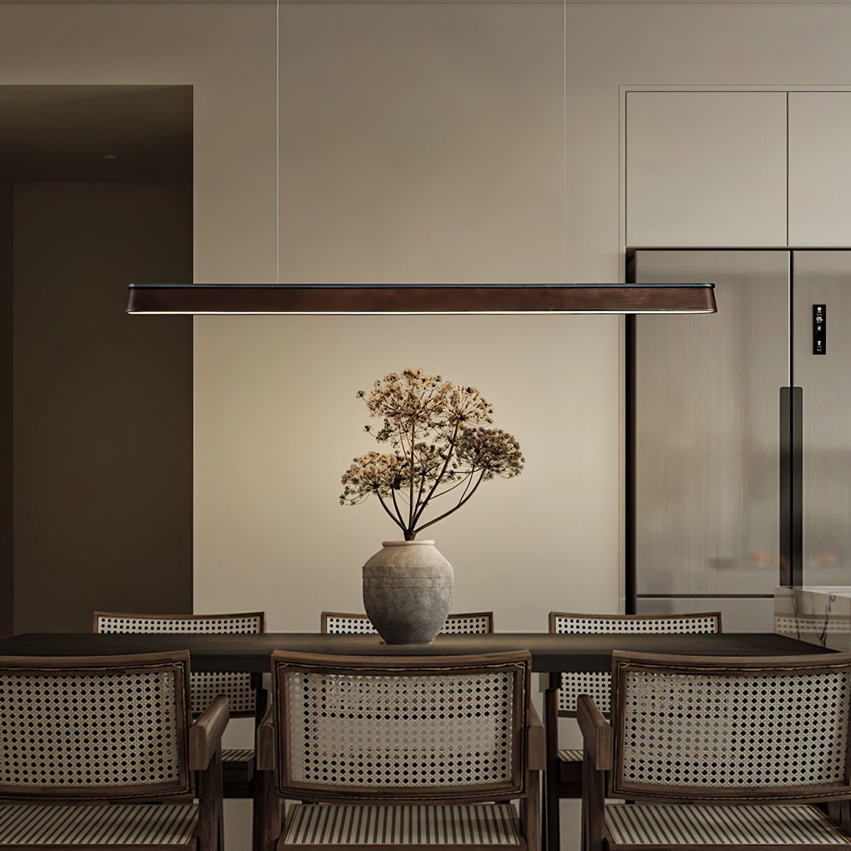 Eleanor Linear Wood LED Pendant Light - product view 13