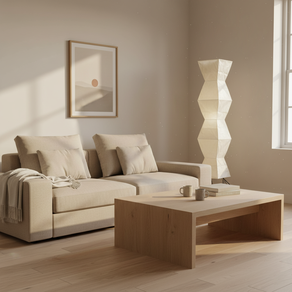 Elune Tall Paper Lantern Floor Lamp — product detail 7