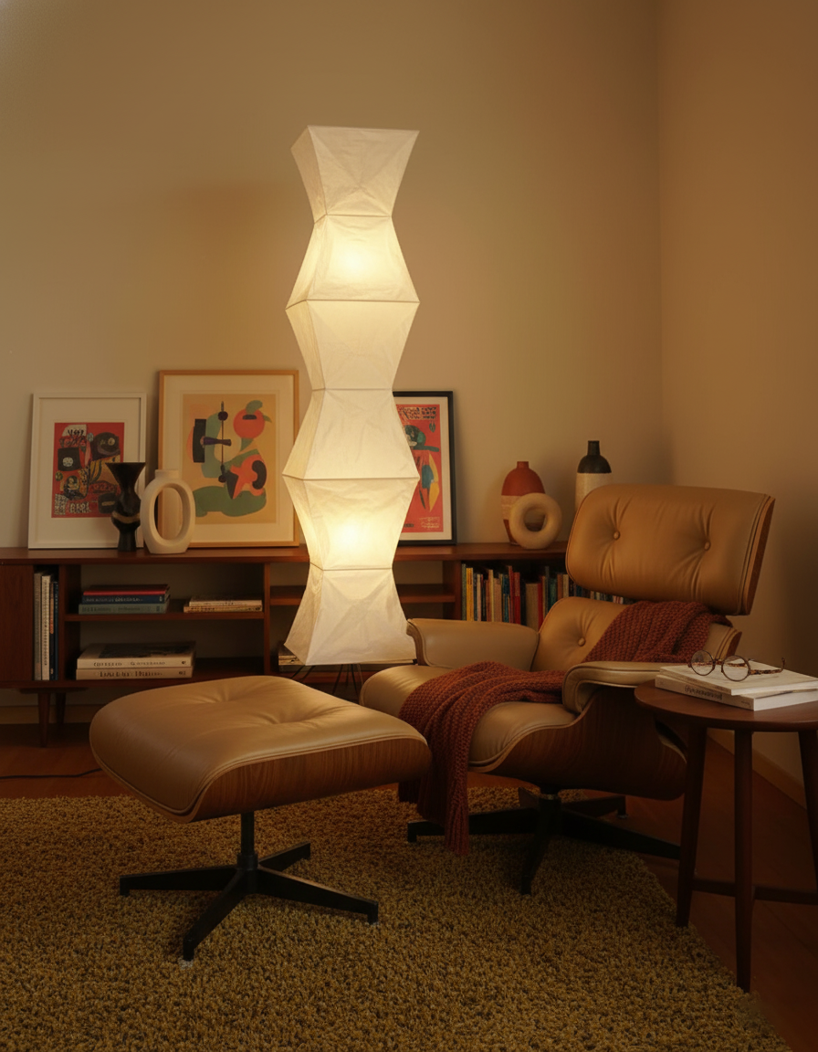 Elune Tall Paper Lantern Floor Lamp — product detail 8