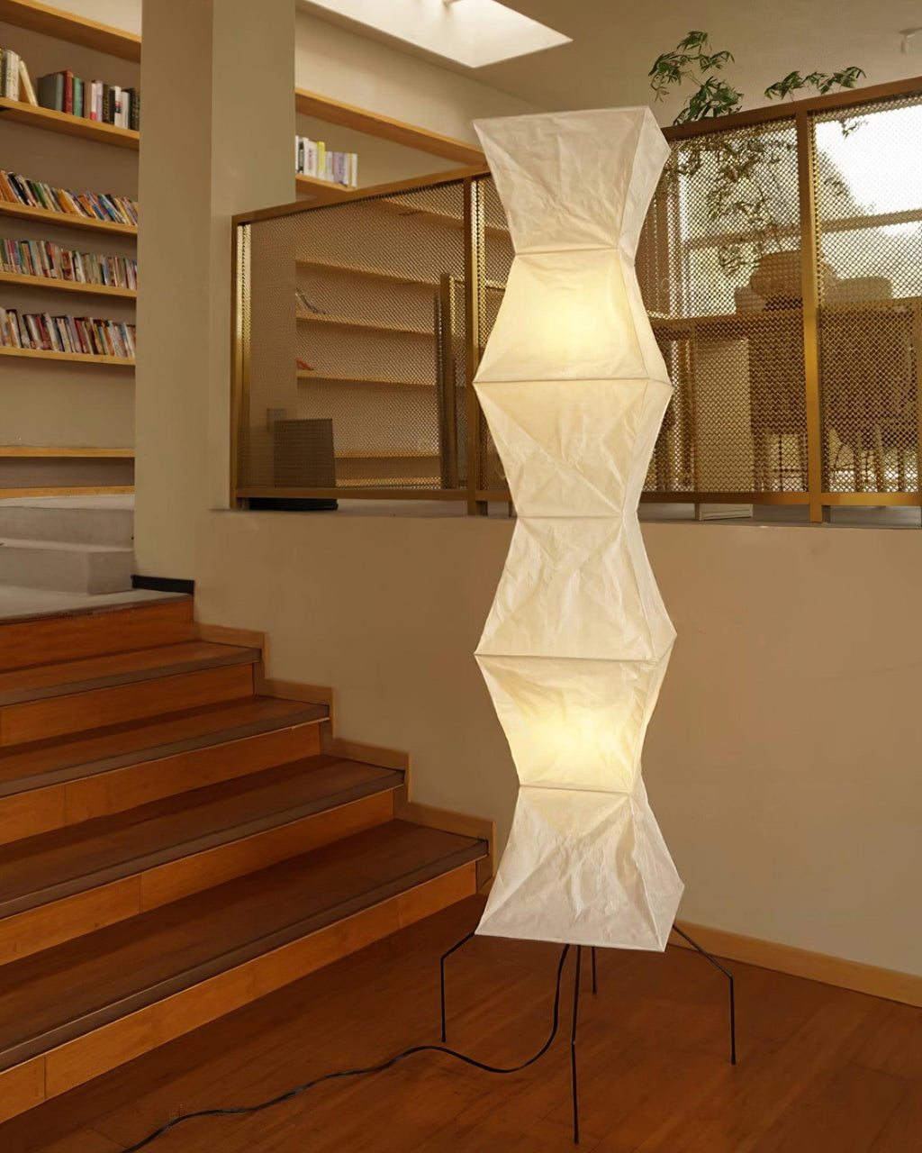 Elune Tall Paper Lantern Floor Lamp — product detail 13