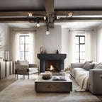 Elvar Leather & Alabaster LED Chandelier — product, finish and specification view 5