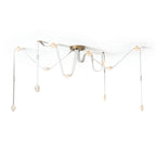 Elvar Leather & Alabaster LED Chandelier — product, finish and specification view 22