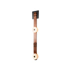 Elvar Leather & Alabaster LED Wall Sconce — product view