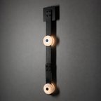 Elvar Leather & Alabaster LED Wall Sconce — product, finish and specification view 21
