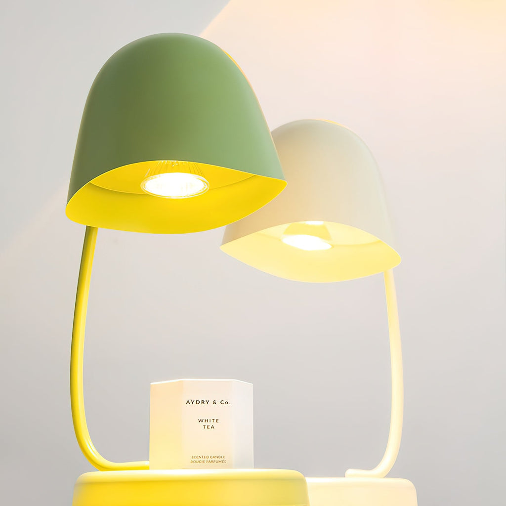 Elvia Adjustable Candle Warmer Lamp — finish, form and interior detail 12
