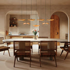 Empty Leaf Wood LED Cluster Chandelier - product view 2