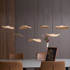 Empty Leaf Wood LED Cluster Chandelier - product view 10