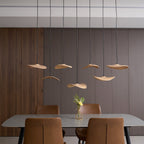 Empty Leaf Wood LED Cluster Chandelier - product view 15