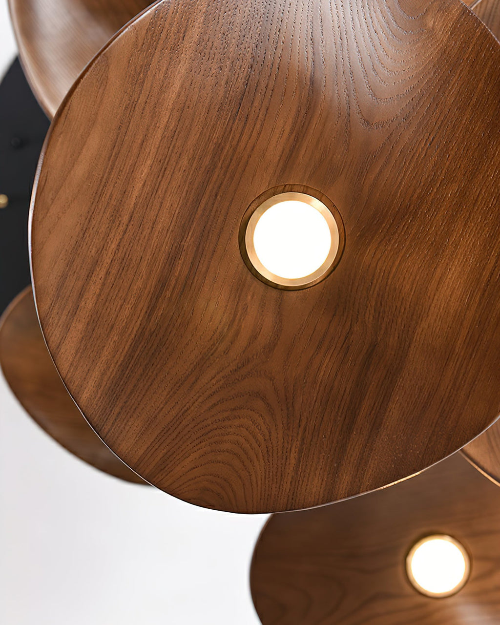 Empty Leaf Wood LED Cluster Chandelier - product view 29