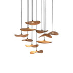 Empty Leaf Wood LED Cluster Chandelier - product view 31