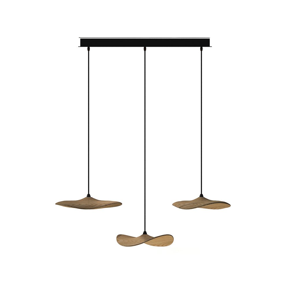 Empty Leaf Wood LED Cluster Chandelier - product view 36