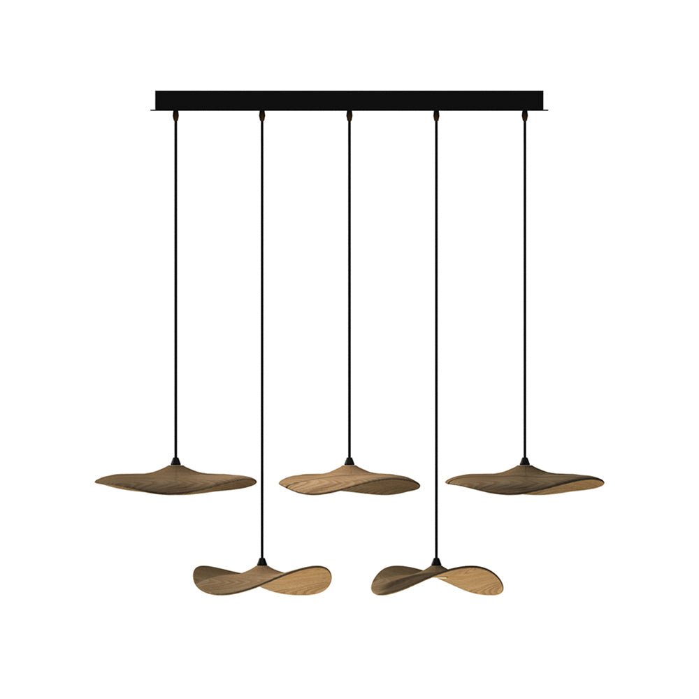 Empty Leaf Wood LED Cluster Chandelier - product view 38
