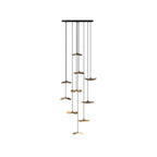 Empty Leaf Wood LED Cluster Chandelier - product view 43