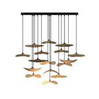 Empty Leaf Wood LED Cluster Chandelier - product view 44