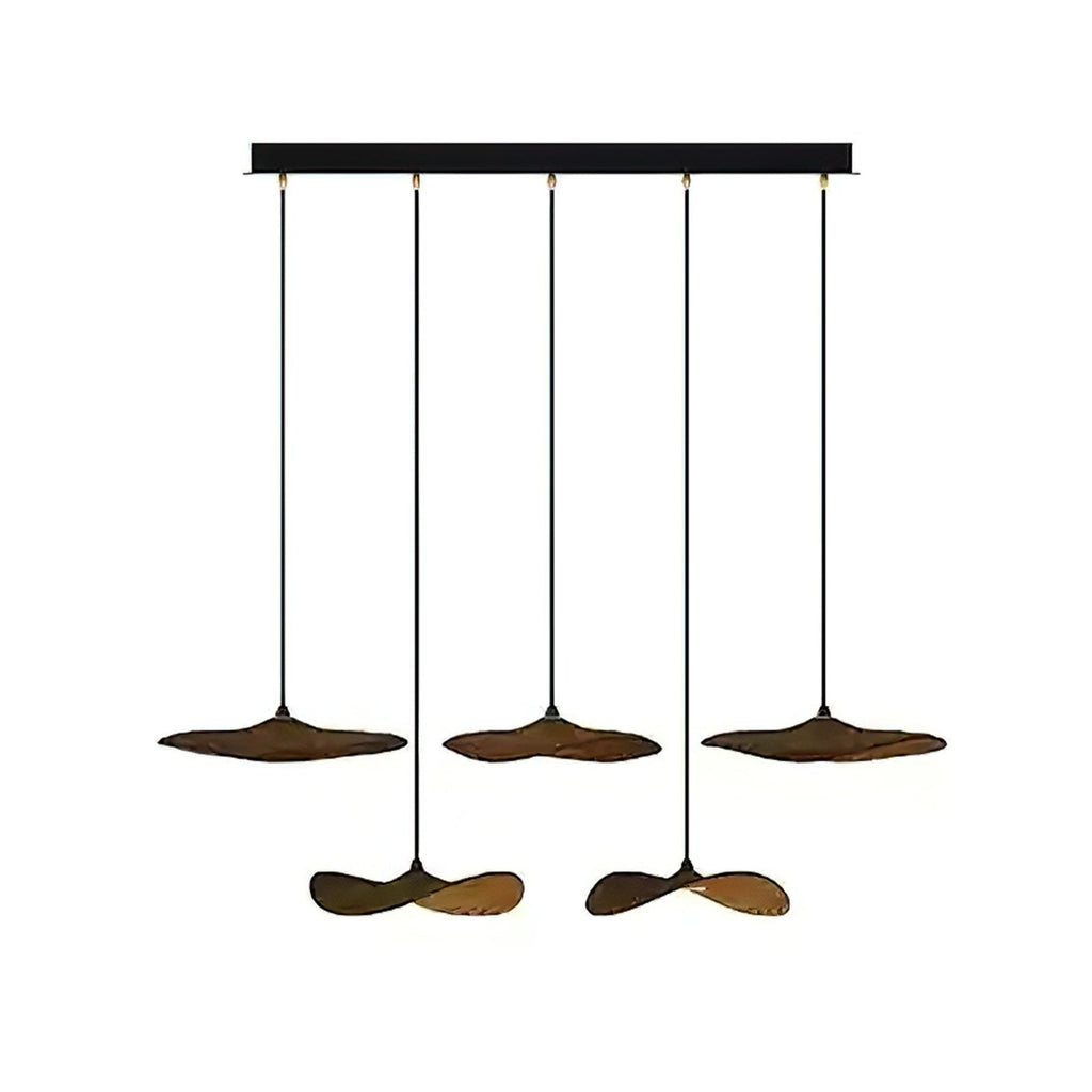 Empty Leaf Wood LED Cluster Chandelier - product view 52