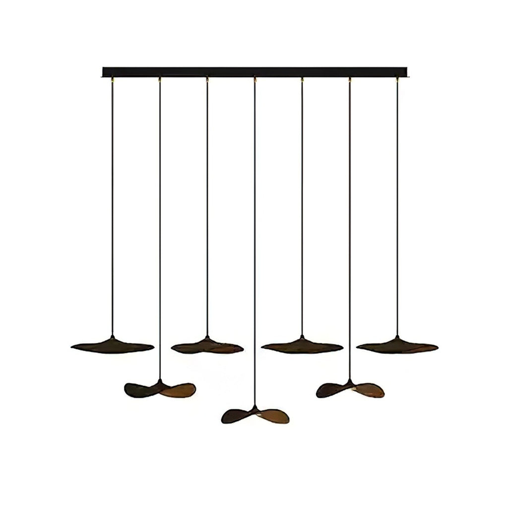 Empty Leaf Wood LED Cluster Chandelier - product view 53