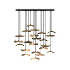 Empty Leaf Wood LED Cluster Chandelier - product view 55
