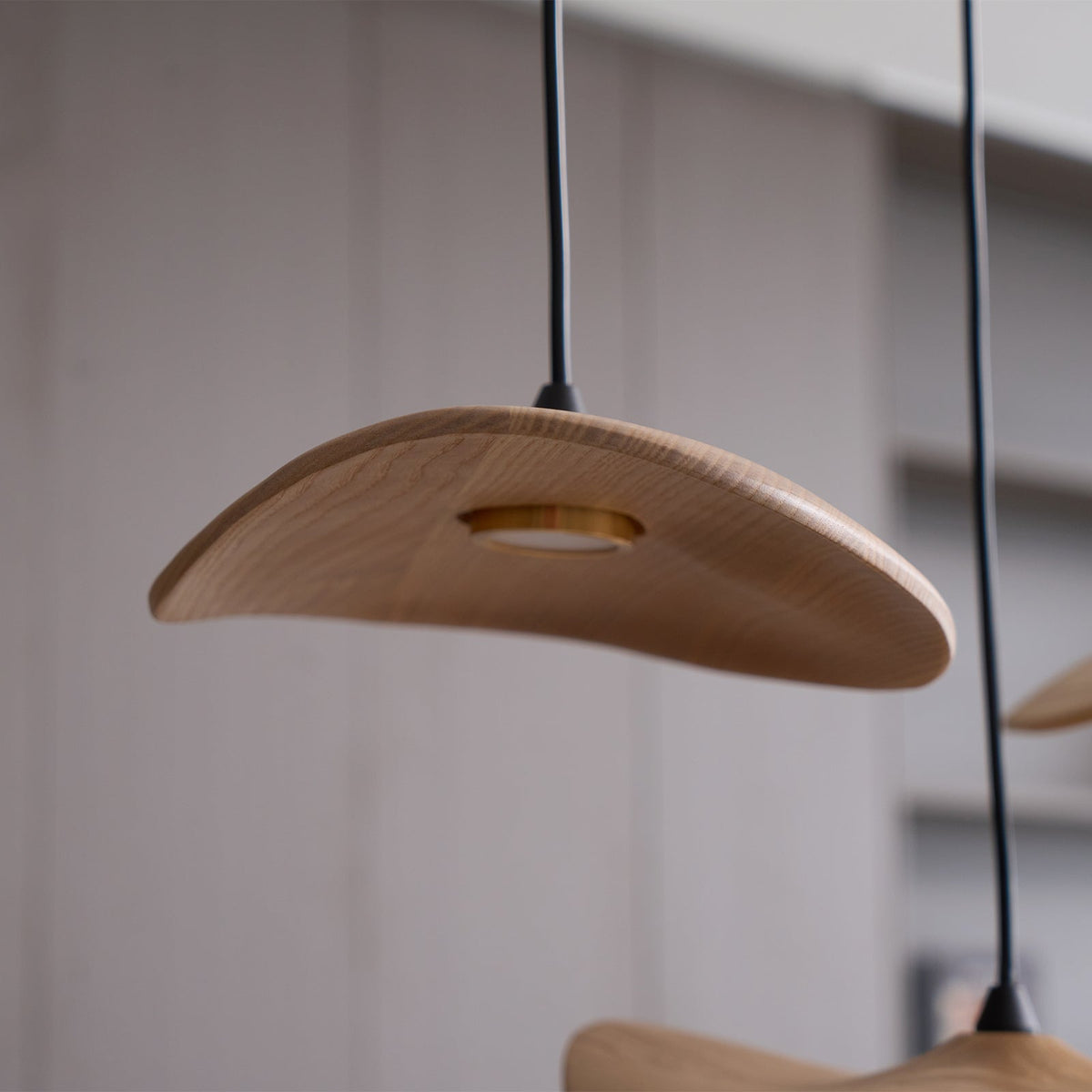 Empty Leaf Wood LED Cluster Chandelier - product view 56