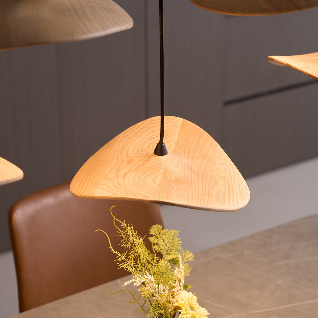Empty Leaf Wood LED Cluster Chandelier - product view 59