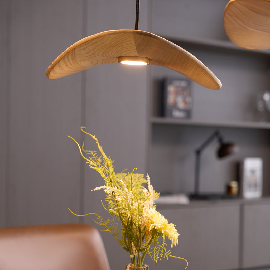 Empty Leaf Wood LED Cluster Chandelier - product view 61