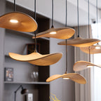 Empty Leaf Wood LED Cluster Chandelier - product view 63