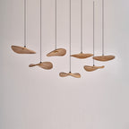 Empty Leaf Wood LED Cluster Chandelier - product view 65