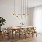 Empty Leaf Wood LED Cluster Chandelier - product view 67