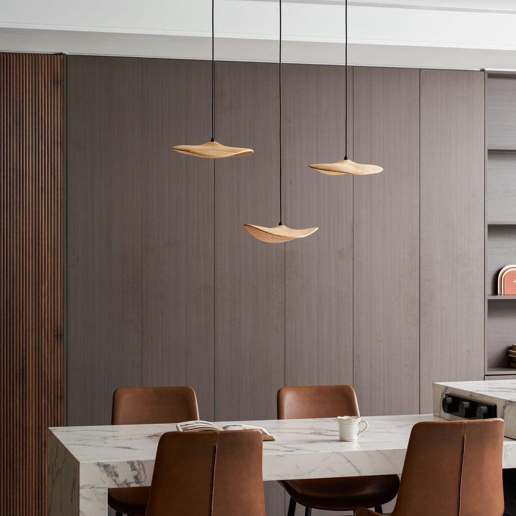 Empty Leaf Wood LED Cluster Chandelier - product view 78