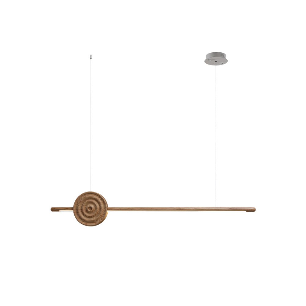 Erhu Wood Chandelier — product and interior detail 4