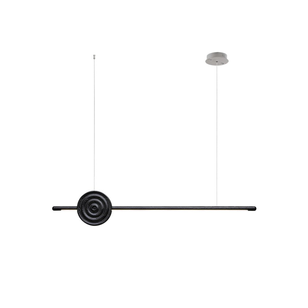 Erhu Wood Chandelier — product and interior detail 6
